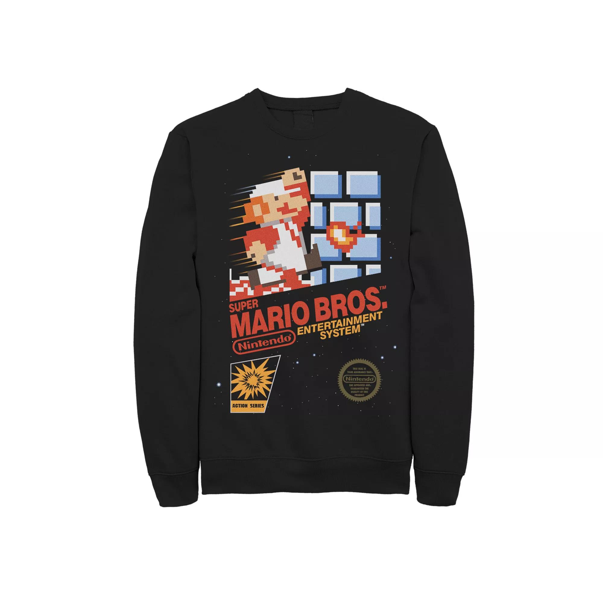 Men's Nintendo Super Mario Mario Dashin Action Sweatshirt,  Product Image