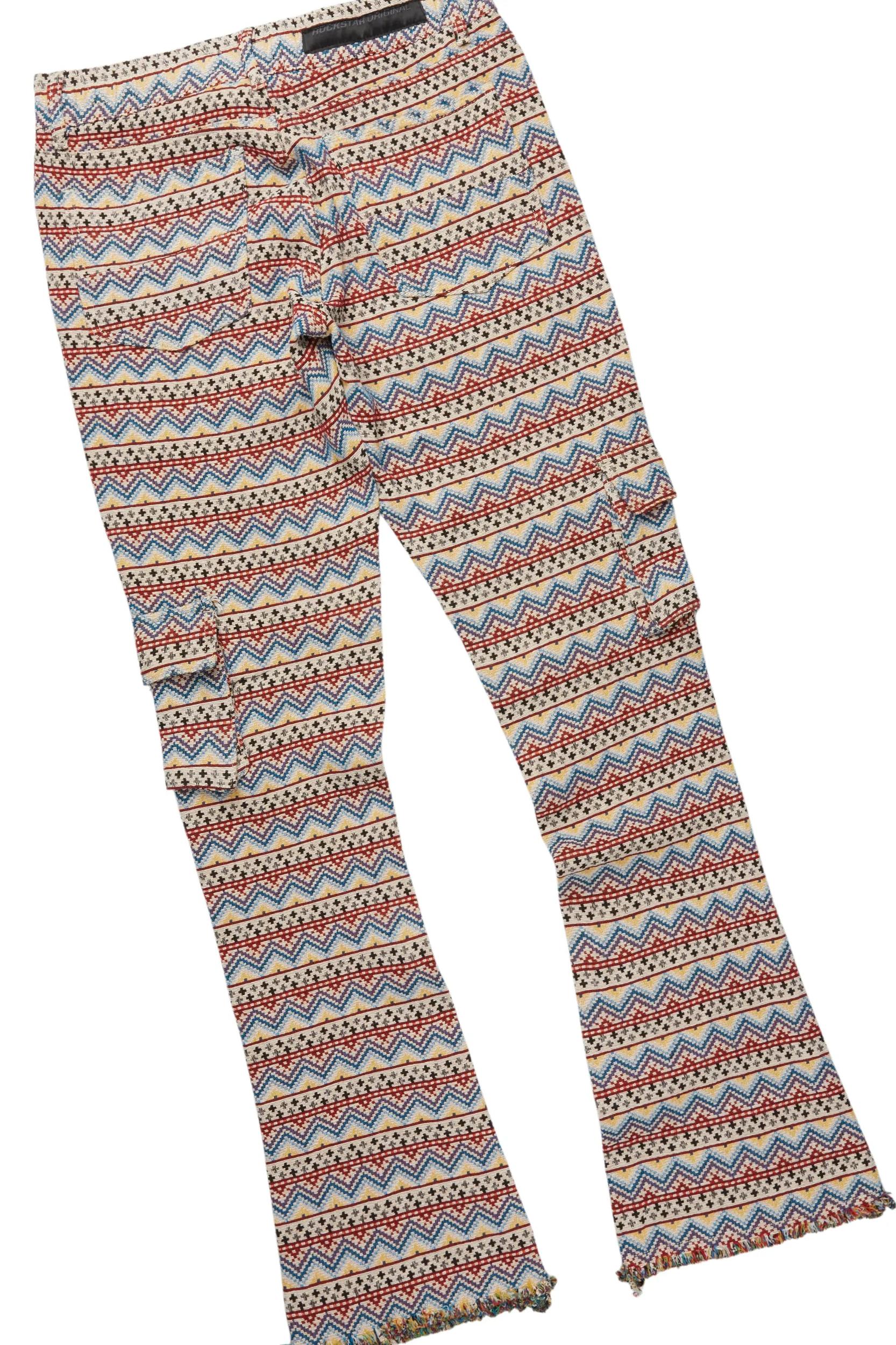 Lake White/Beige T-Shirt/Tapestry Jean Bundle Male Product Image