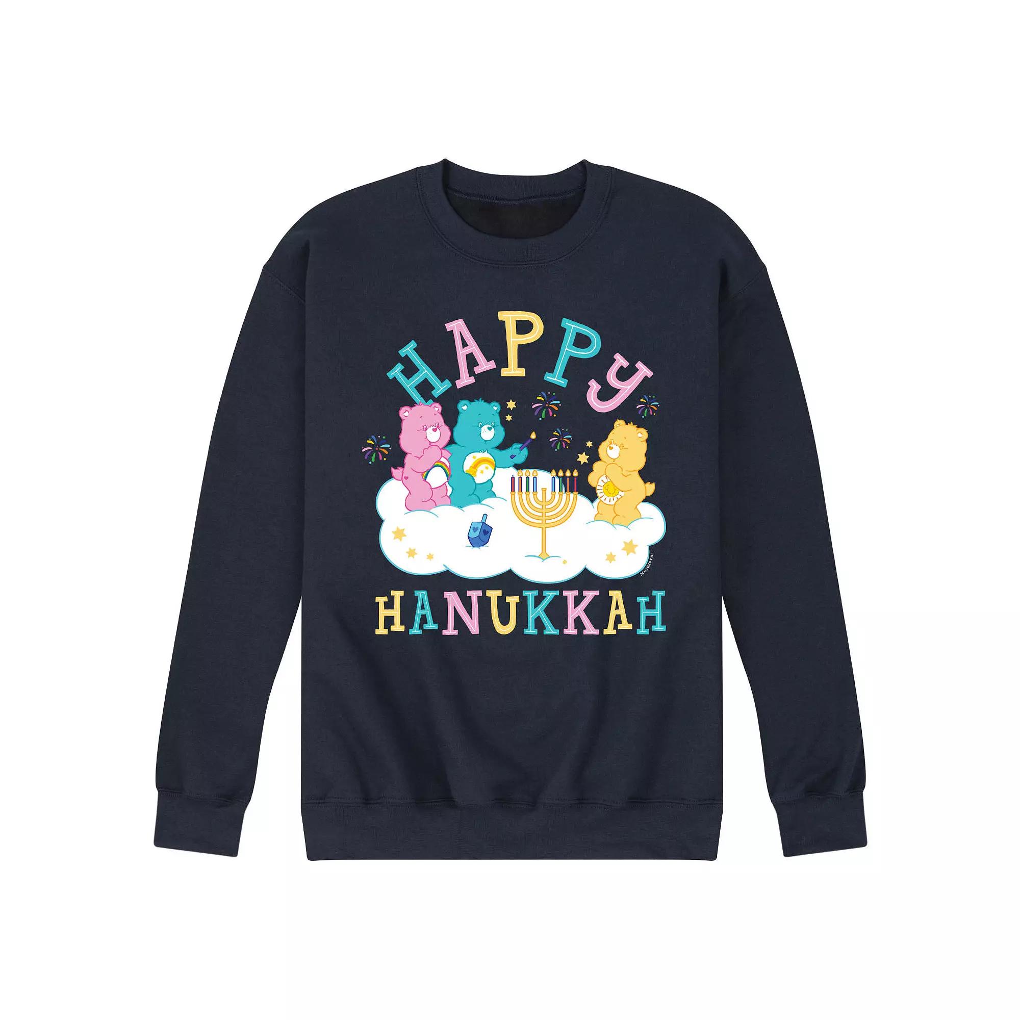 Men's Care Bears Happy Hanukkah Fleece Sweatshirt,  Product Image
