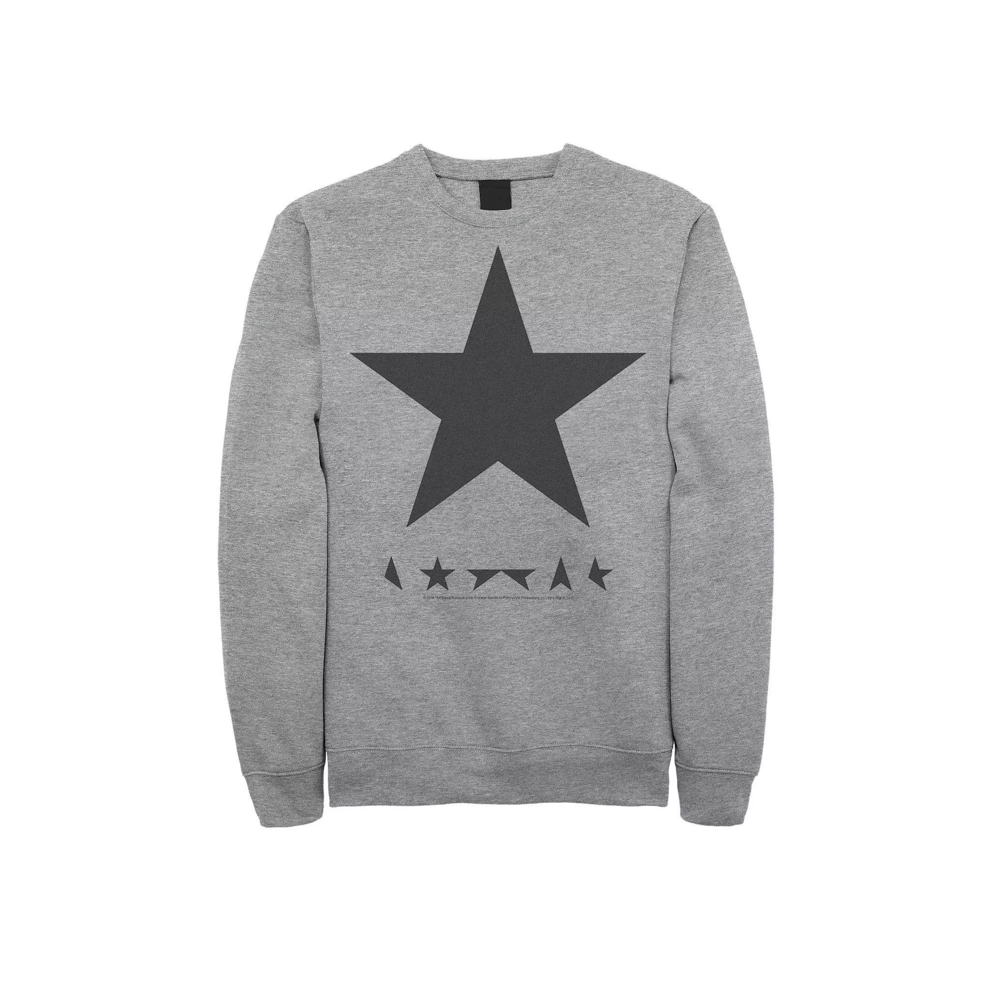Men's David Bowie Black Star Album Cover Sweatshirt,  Product Image