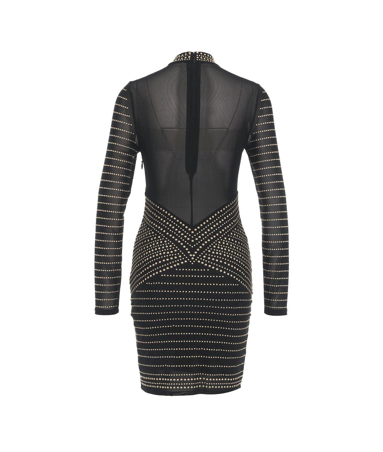 Mini dress with studs Product Image