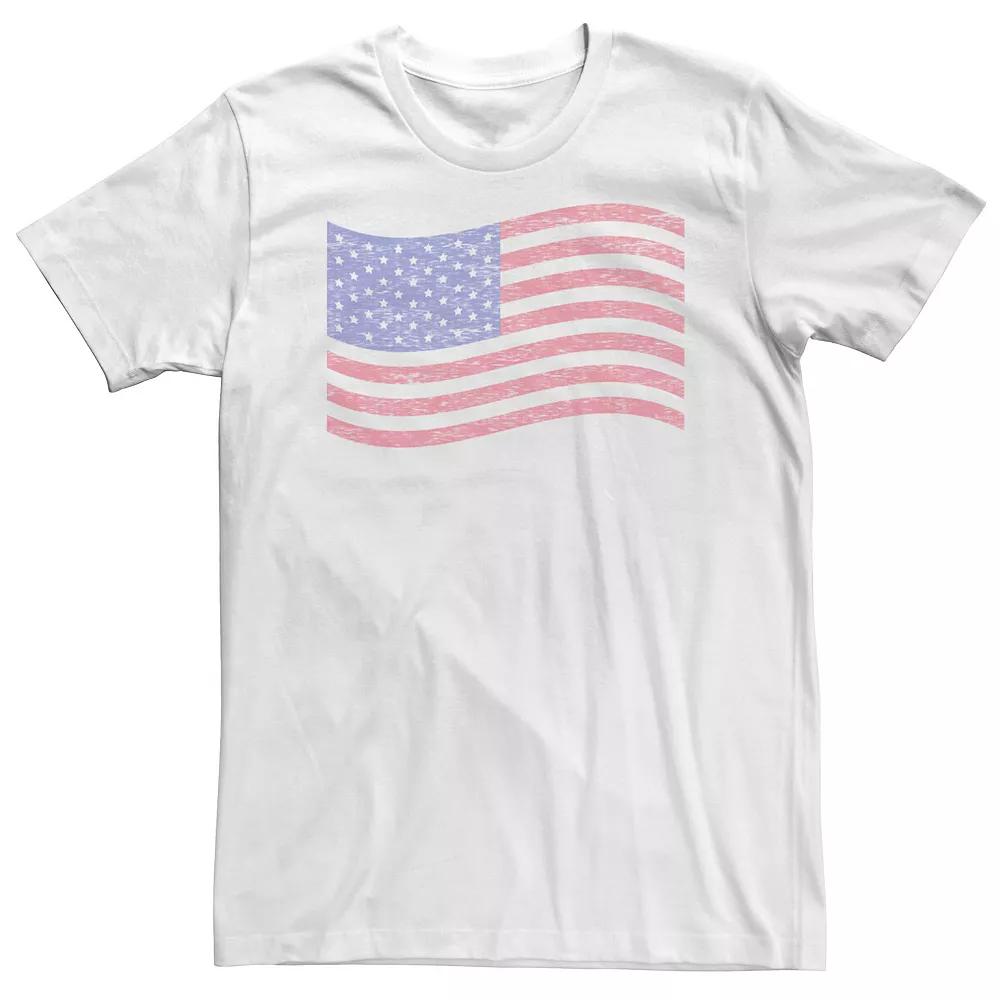 Big & Tall Fifth Sun Distressed Waving Flag Tee, Men's,  Product Image