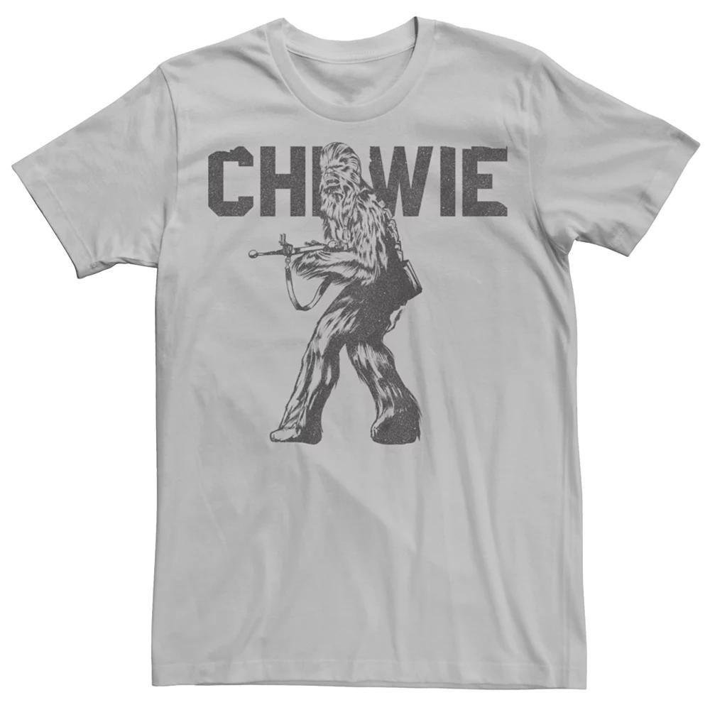 Men's Star Wars Episode 8 Chewy Tee, Size: XL, Silver Product Image