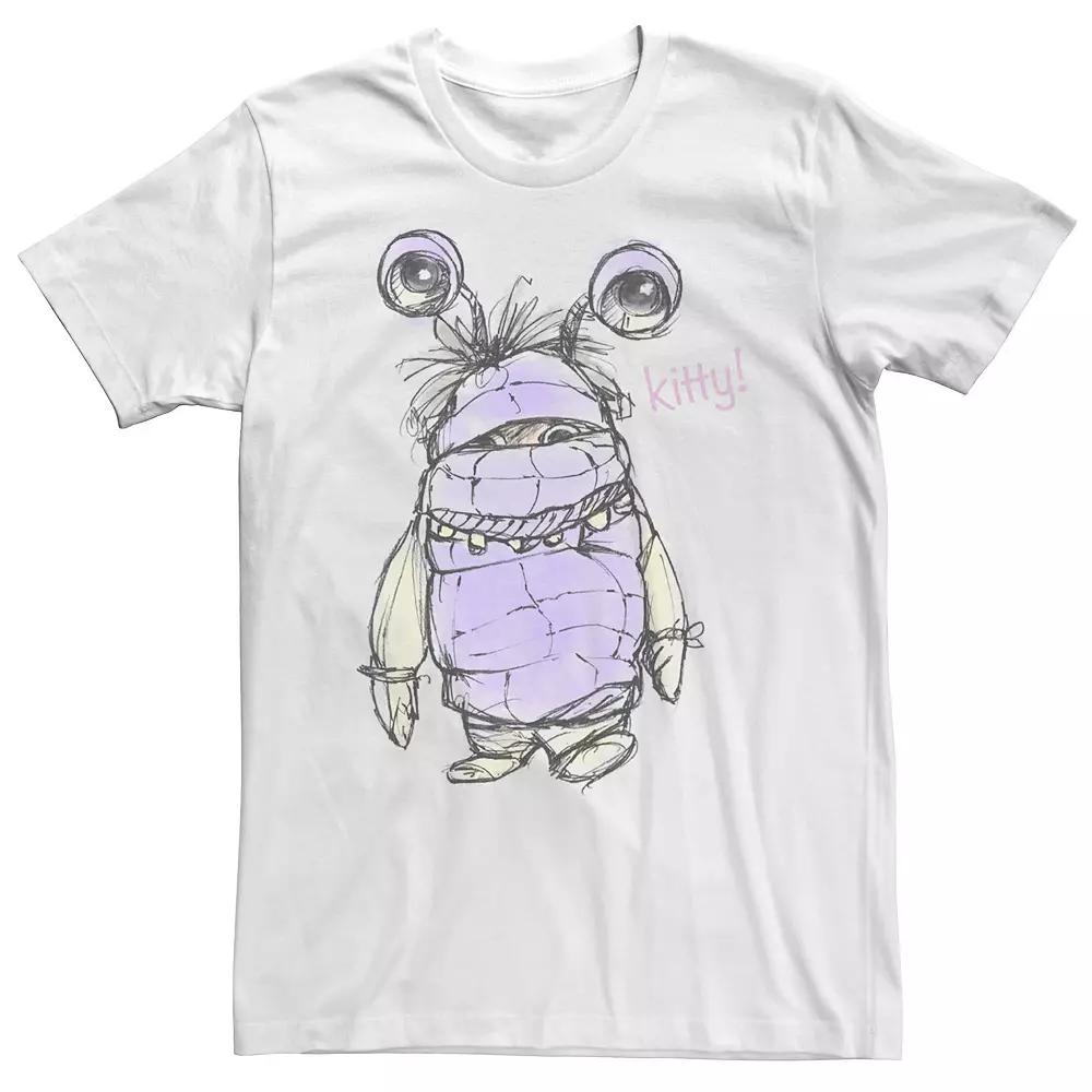 Big & Tall Disney / Pixar Monsters Inc Boo Penciled KITTY Tee, Men's,  Product Image