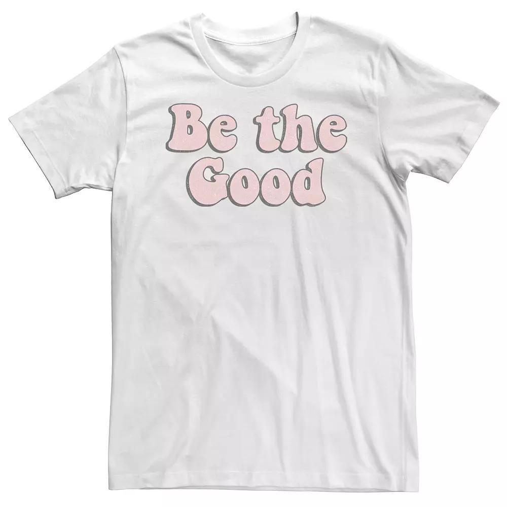 Big & Tall Trendy "Be The Good" Text Tee, Men's,  Product Image