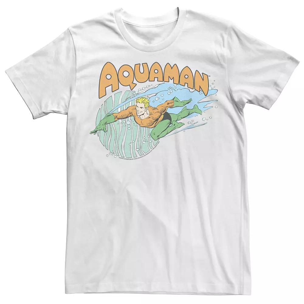 Juniors' Justice League Aqua Man Aqua Splash Tank Top, Girl's,  Product Image