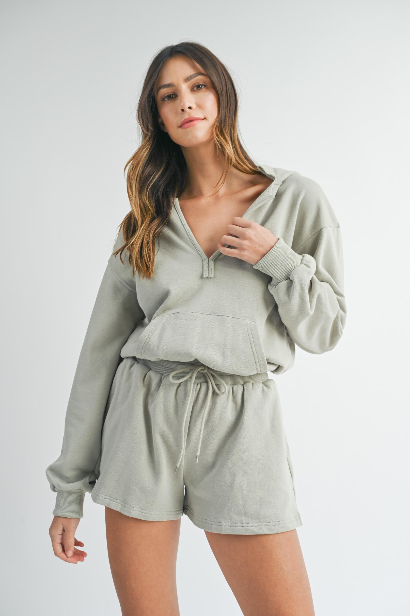 Cotton Hooded Romper Product Image