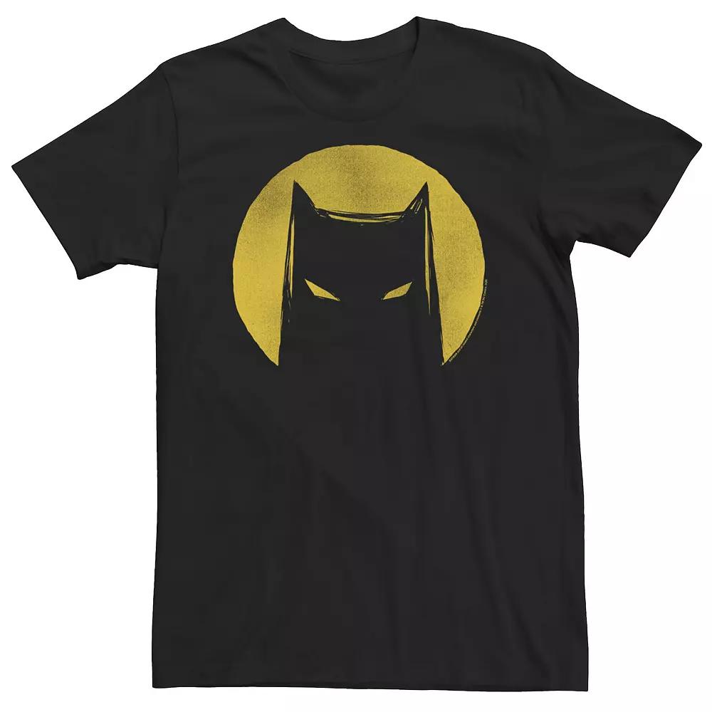 Big & Tall DC FanDome Batman Moonlight Silhouette Tee, Men's, Size: 3XL Tall, Black Product Image