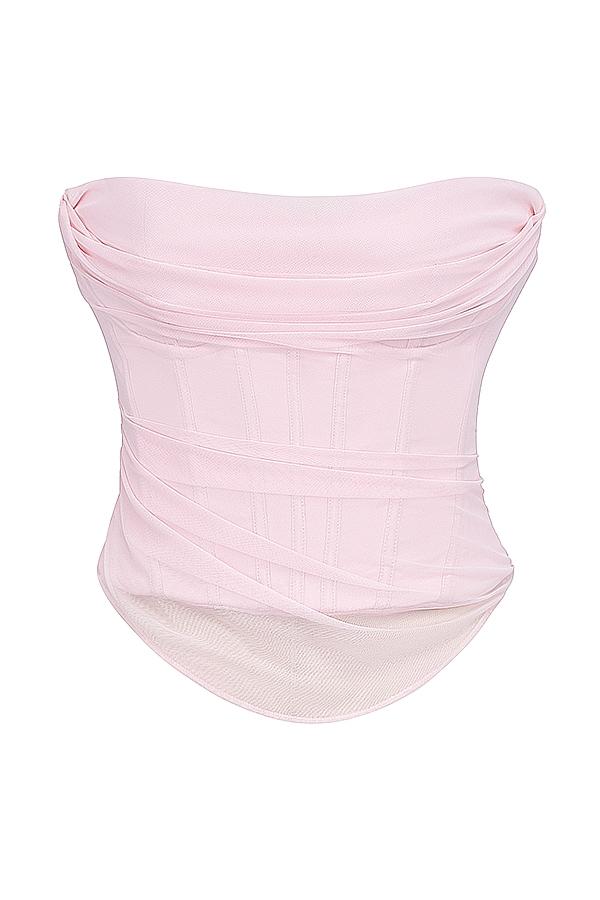 Georgie  ballerina pink strapless corset - sale Product Image