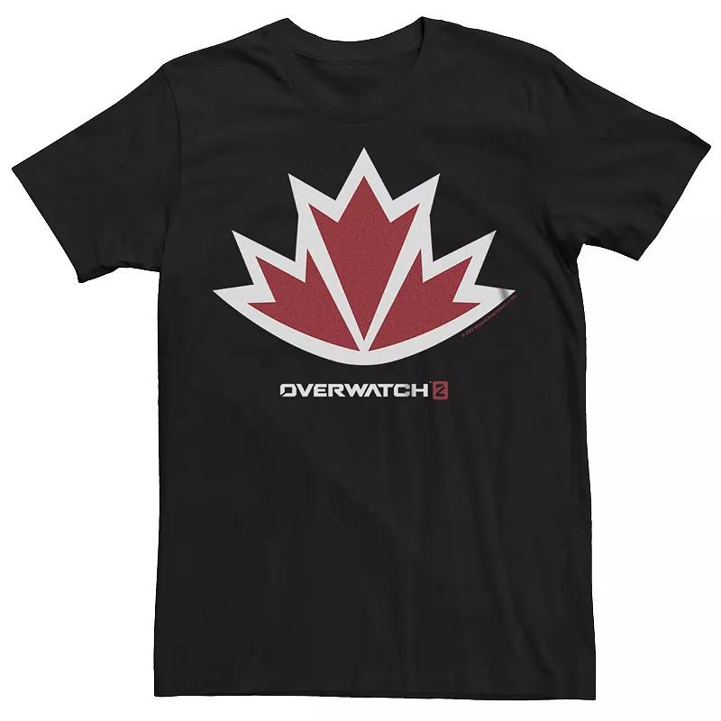 Men's Overwatch 2 Sojourn Red Leaf Icon Graphic Tee,  Product Image