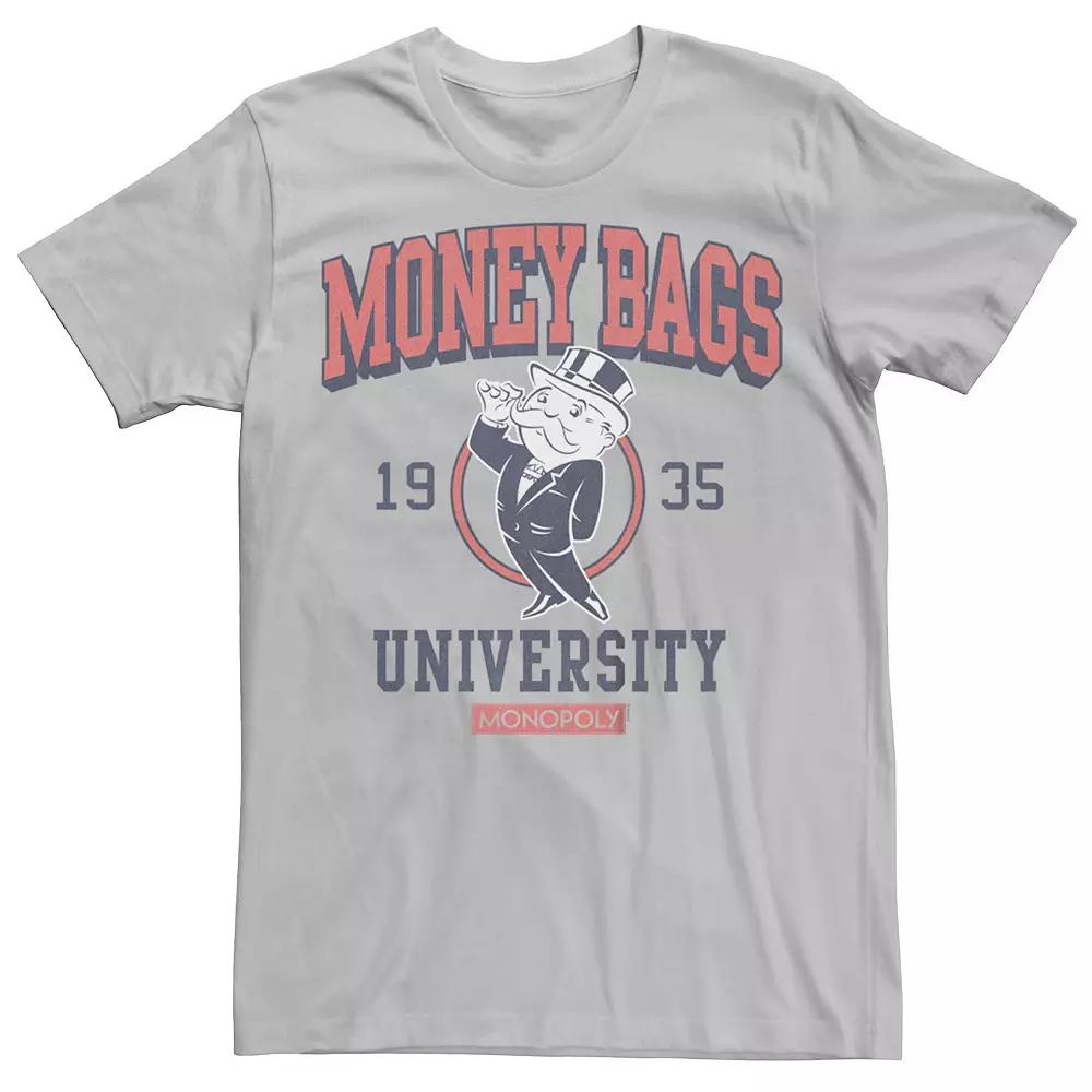 Men's Monopoly University Money Bags Graphic Tee,  Product Image