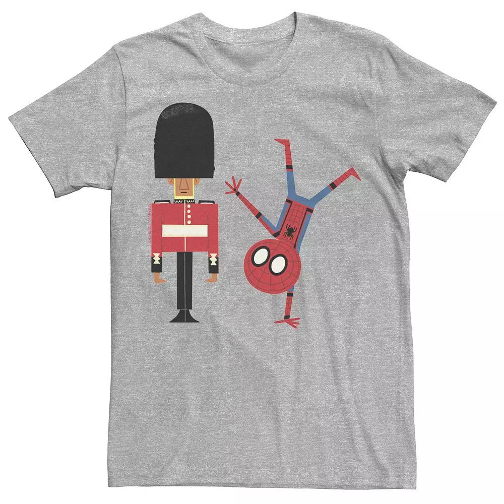 Men's Marvel Spider-Man Far From Home Handstand Portrait Graphic Tee,  Product Image