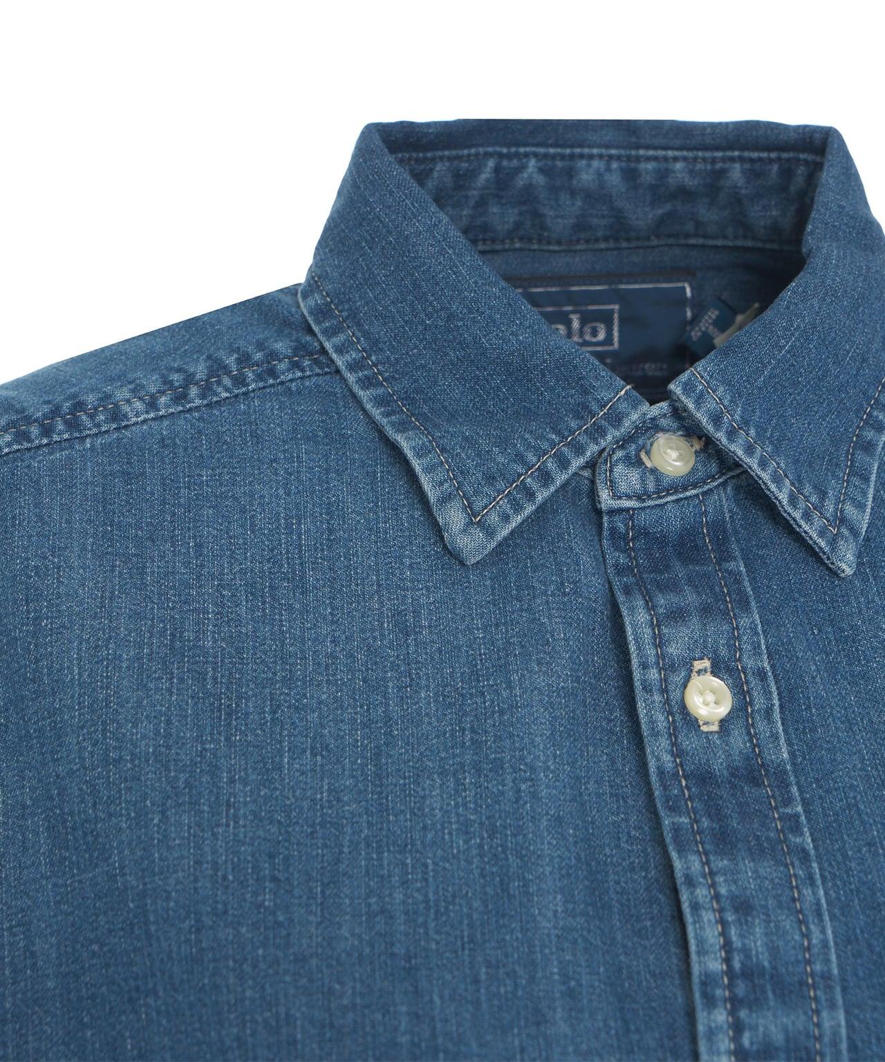 Oversize denim shirt Product Image
