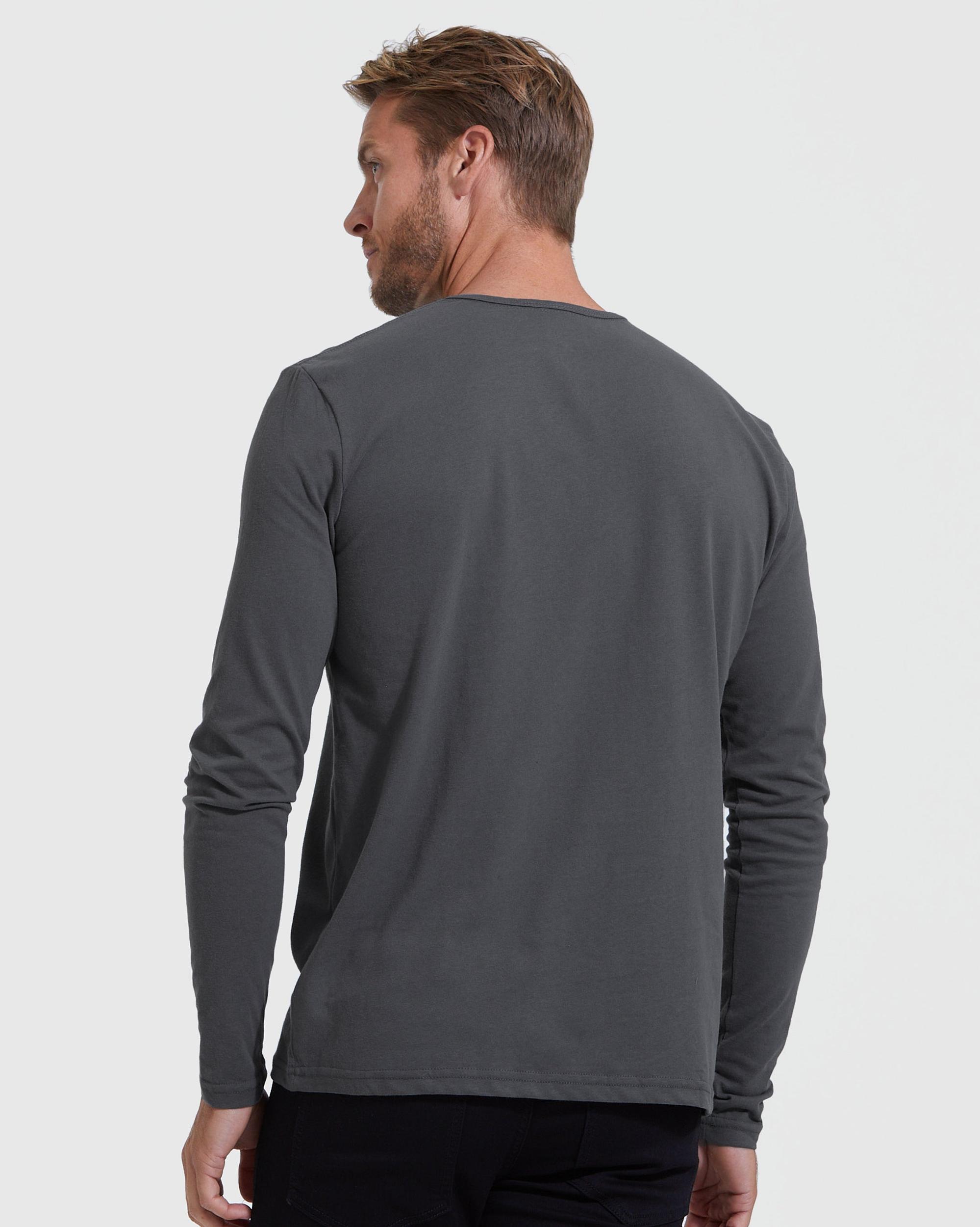 Carbon Classic Long Sleeve Henley Product Image