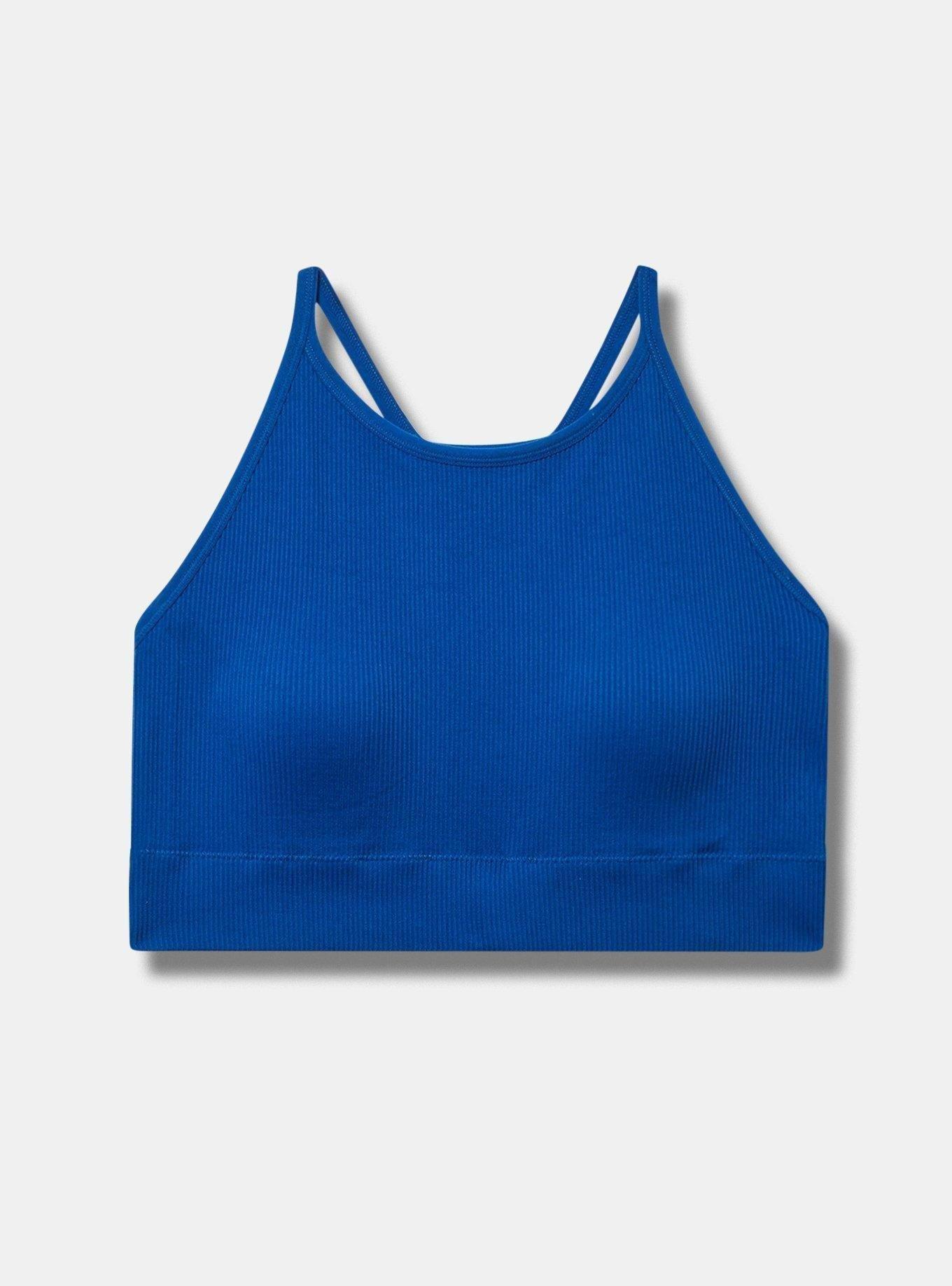 Seamless Rib High-Neck Bralette Product Image