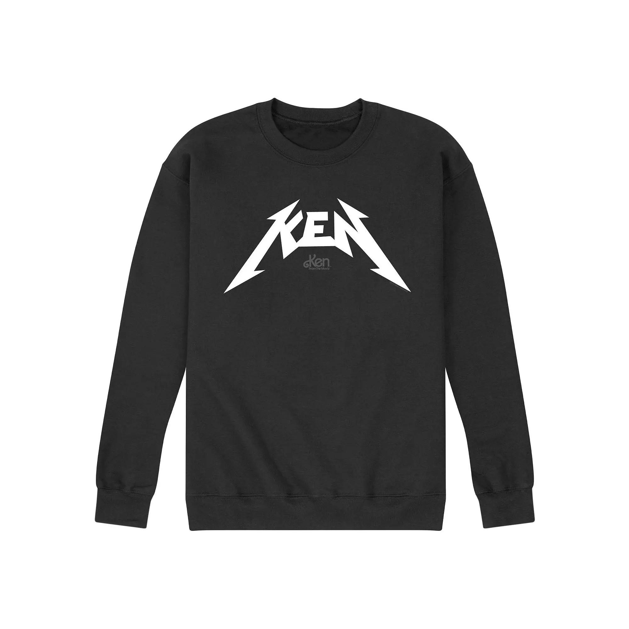 Men's Barbie™ The Movie Ken Rock Logo Fleece Sweatshirt,  Product Image