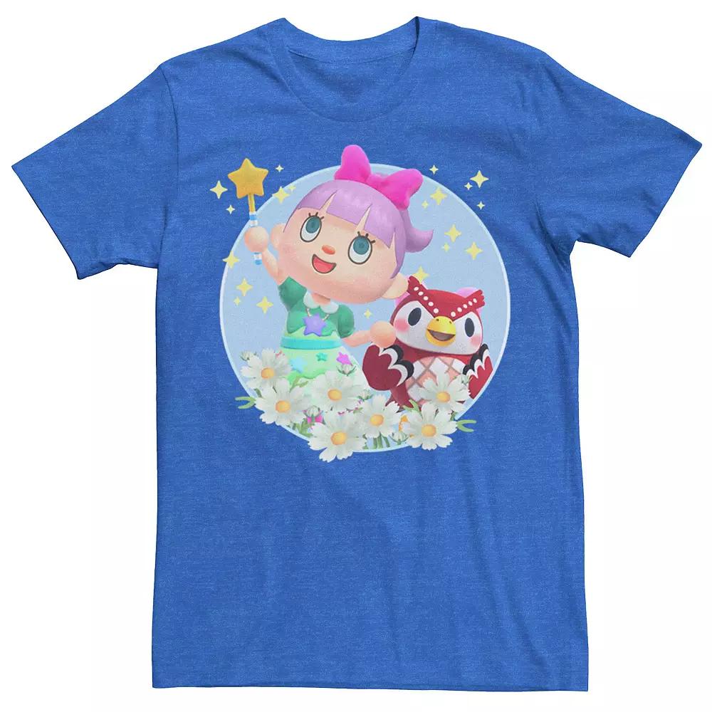 Men's Animal Crossing New Horizons Villager & Celeste Portrait Tee,  Product Image