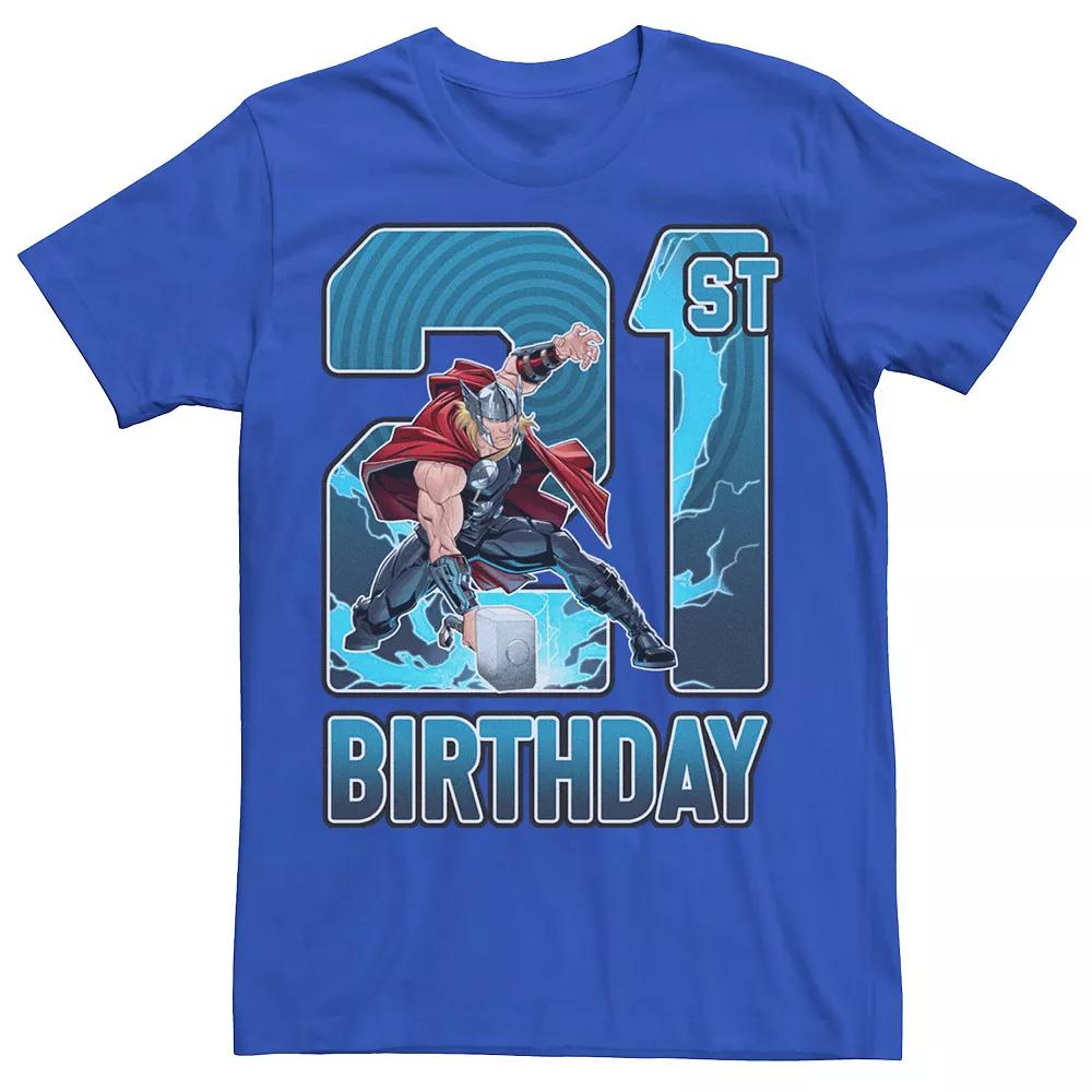 Men's Marvel Thor 21st Birthday Tee,  Product Image