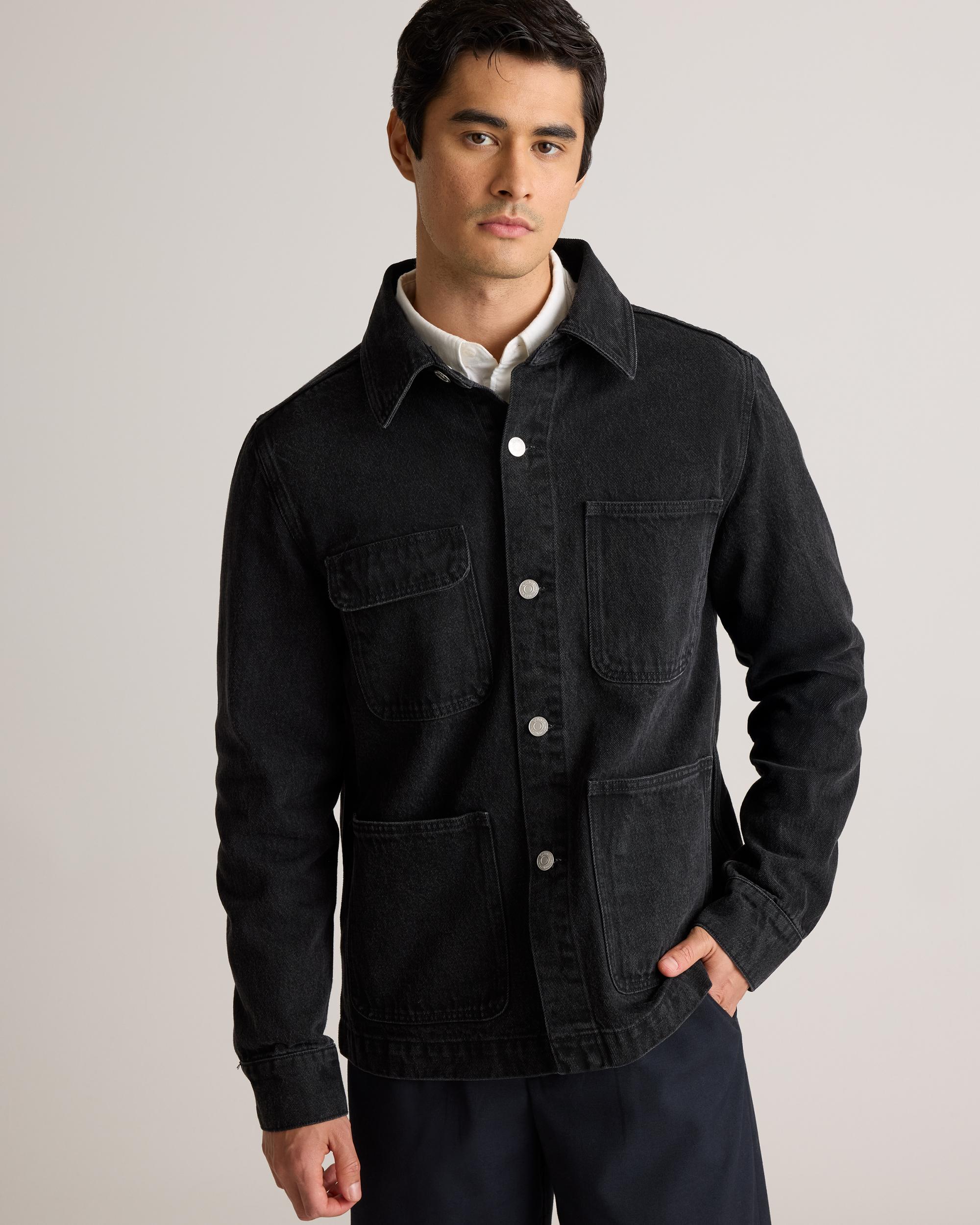Quince | Men's Denim Chore Jacket Organic Cotton Product Image
