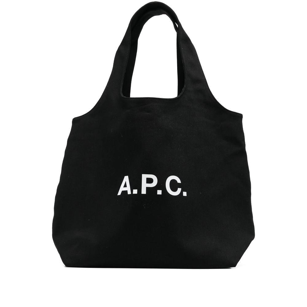 APC A.p.c. Black Canvas Ninon Shopping Bag Product Image