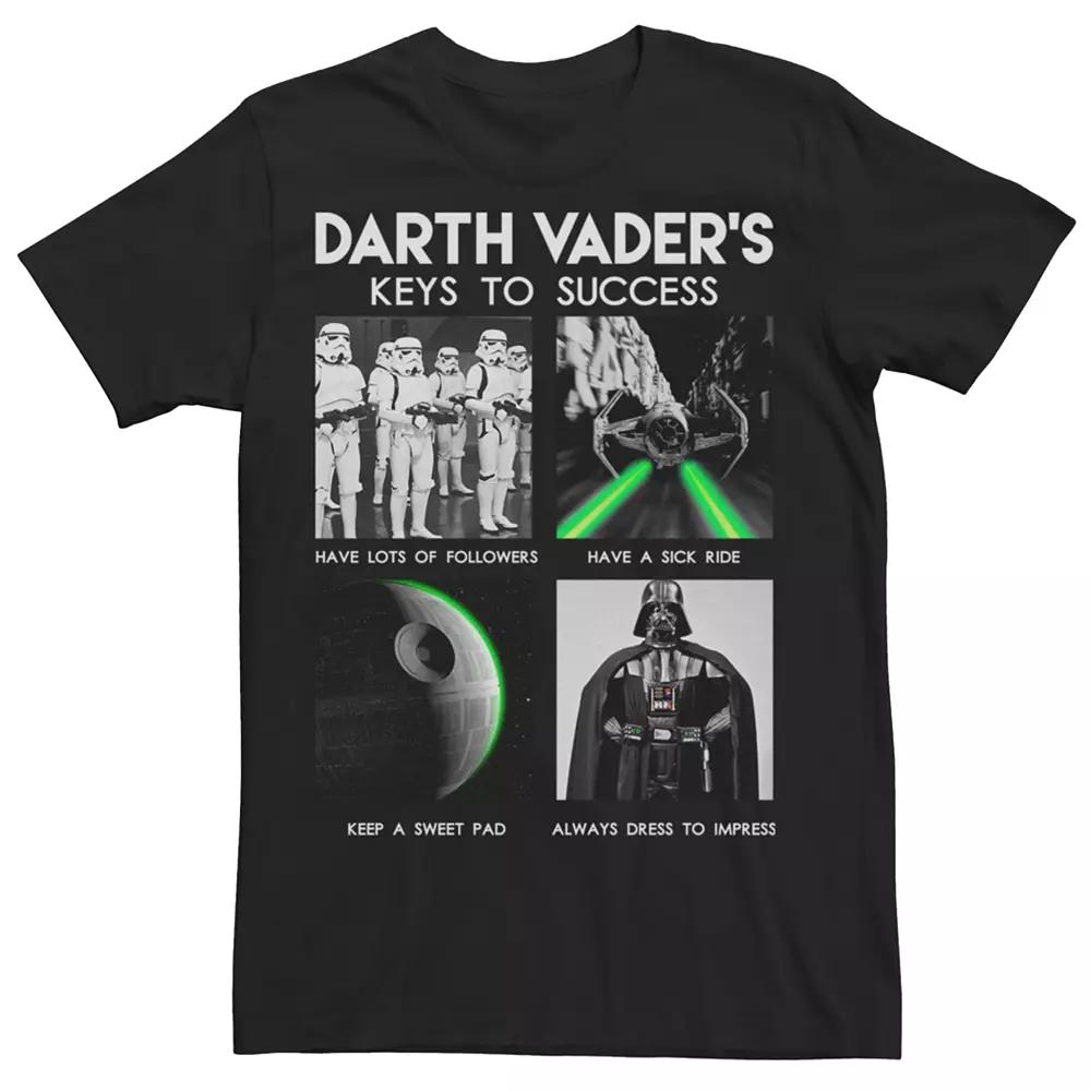Men's Star Wars Darth Vader's Keys To Success Tee,  Product Image