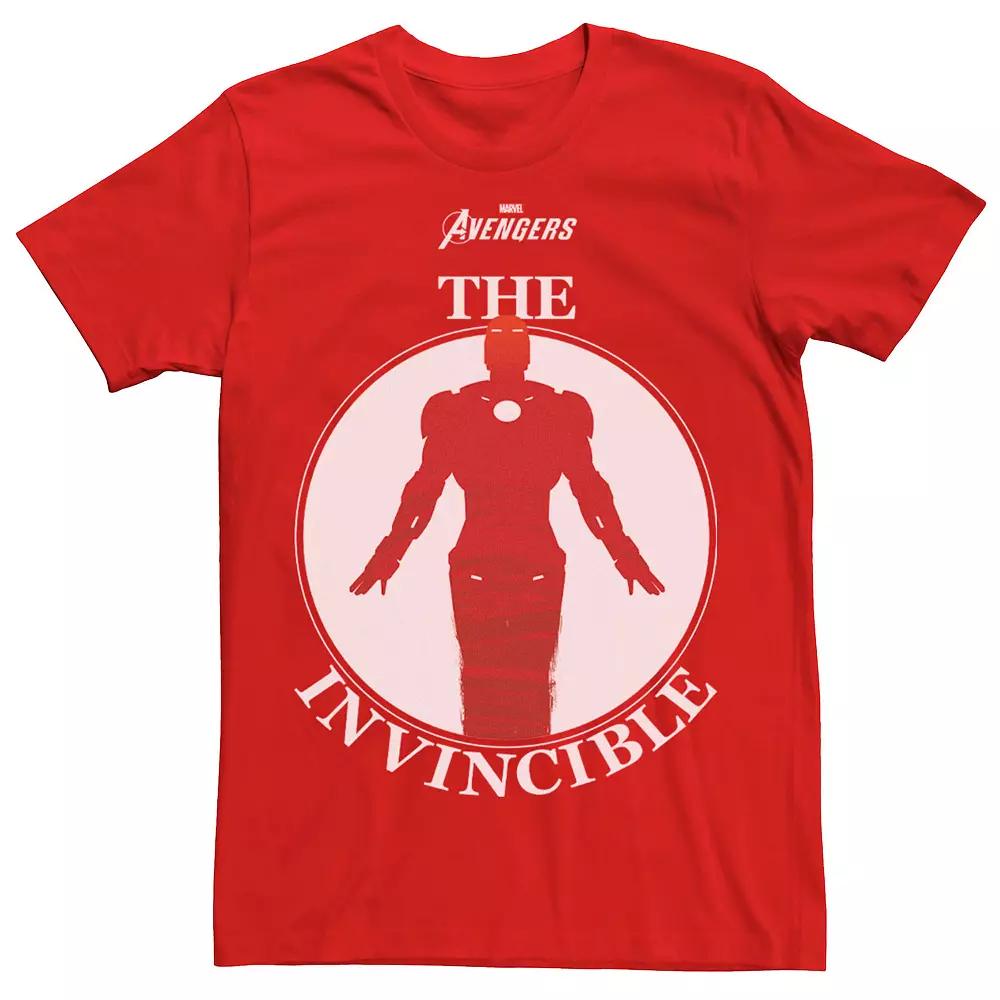 Men's Marvel Avengers Iron Man The Invincible Tee,  Product Image