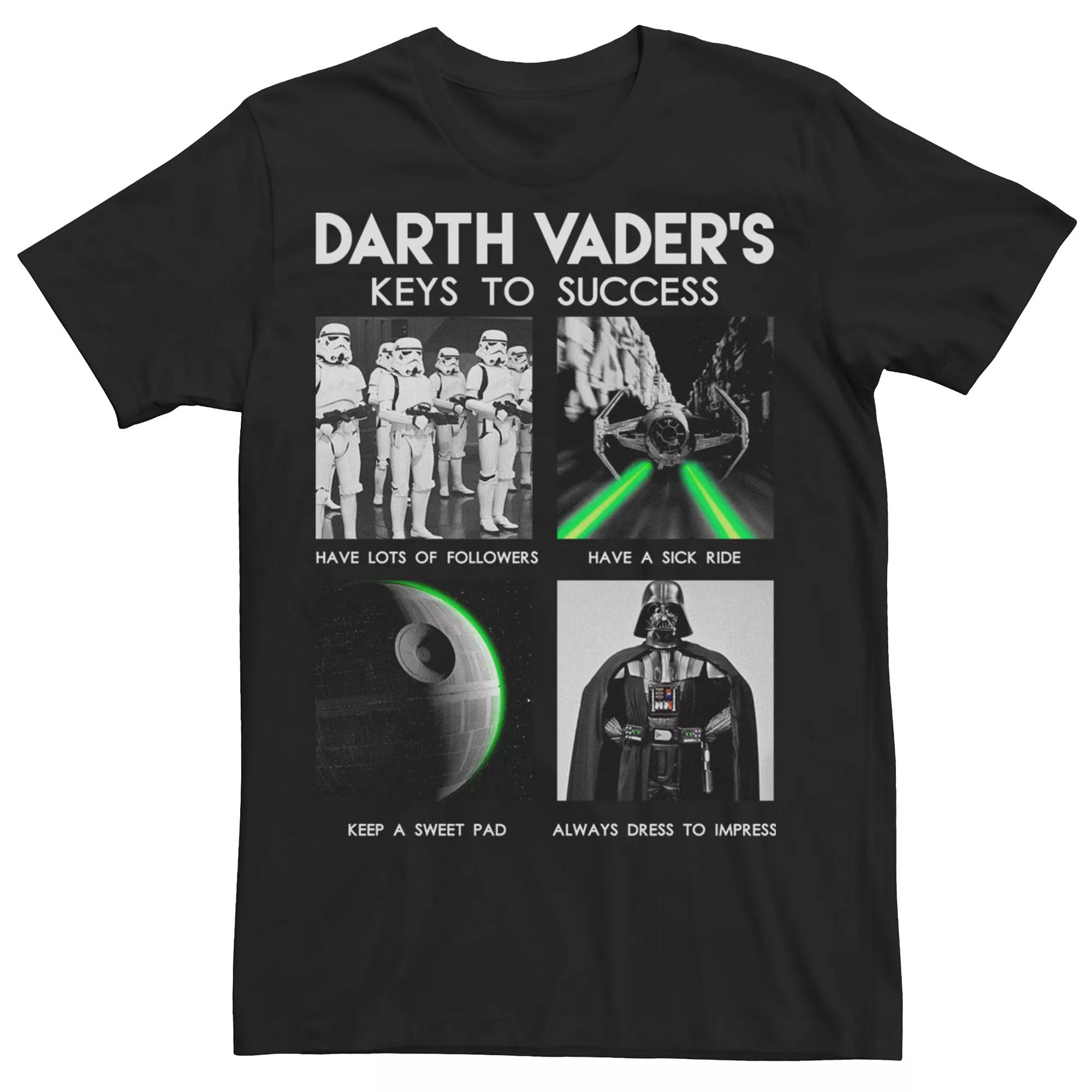 Men's Star Wars Darth Vader's Keys To Success Tee,  Product Image