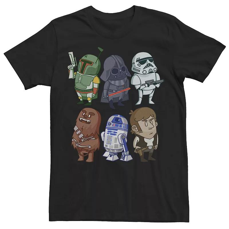 Men's Star Wars Character Doodles Graphic Tee,  Product Image
