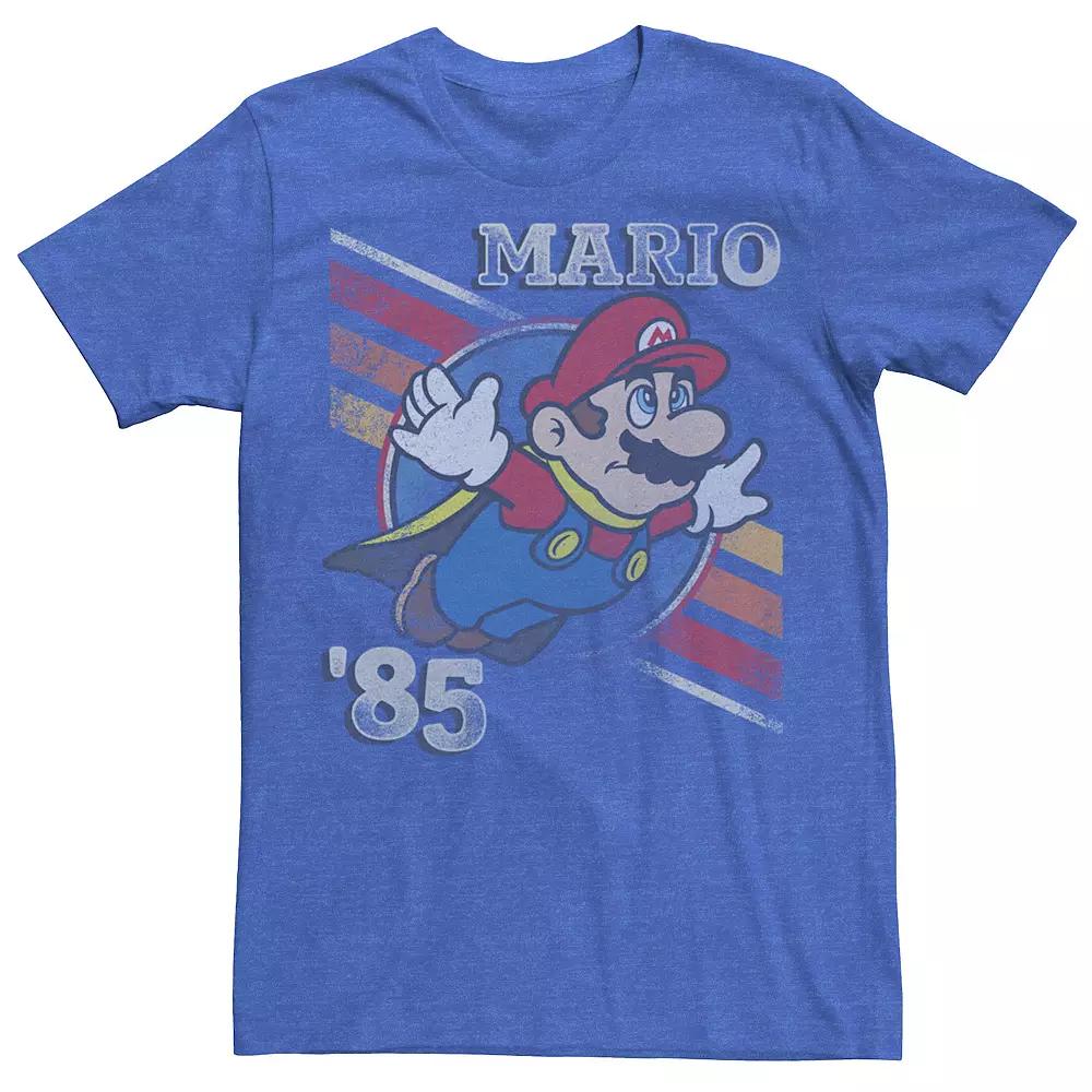 Men's Super Marios Bros. Flying Mario Faded Portrait Tee,  Product Image