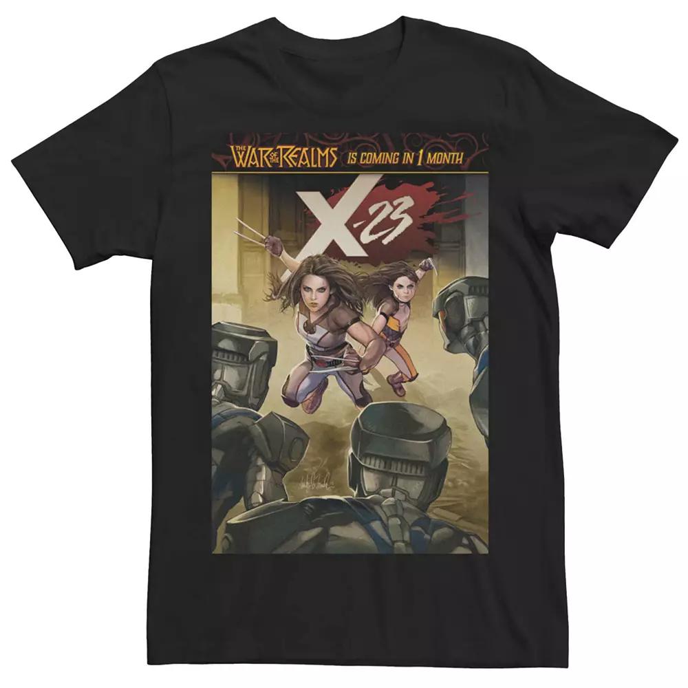 Men's Marvel X-23 War Of Realms Comic Cover Tee,  Product Image