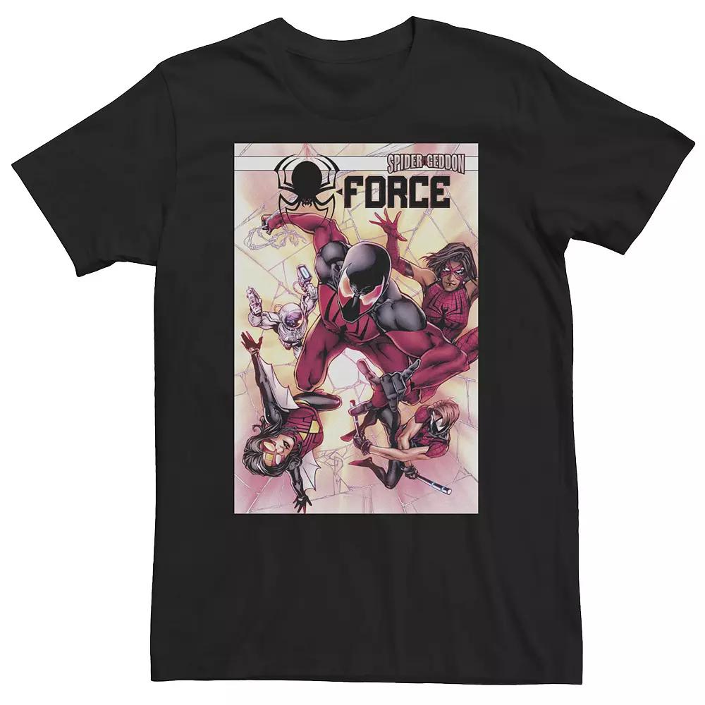 Big & Tall Marvel Spider Force Spider Geddon Comic Cover Tee, Men's,  Product Image