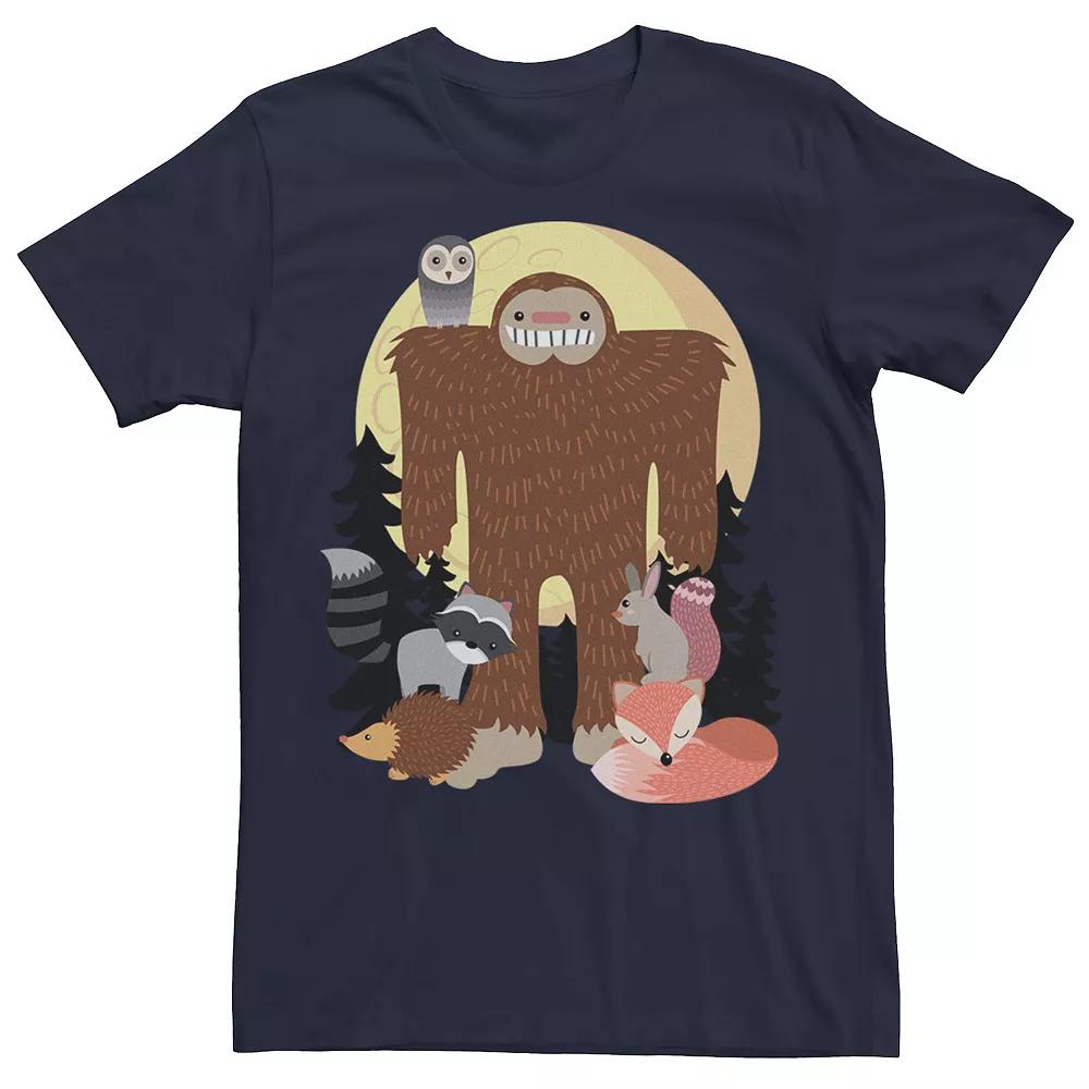 Men's Sasquatch With Woodland Creatures Tee,  Product Image