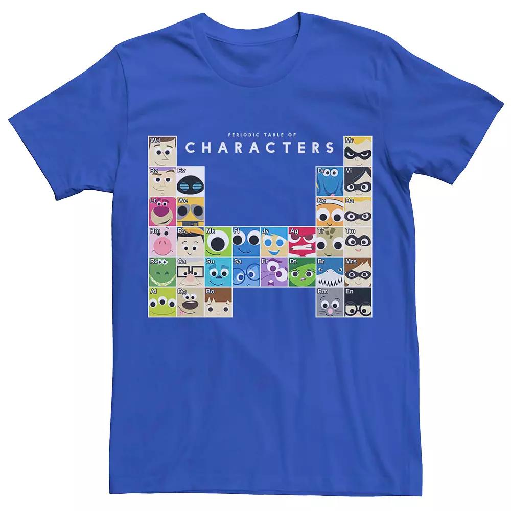Men's Disney Pixar Periodic Table Of Characters Tee,  Product Image