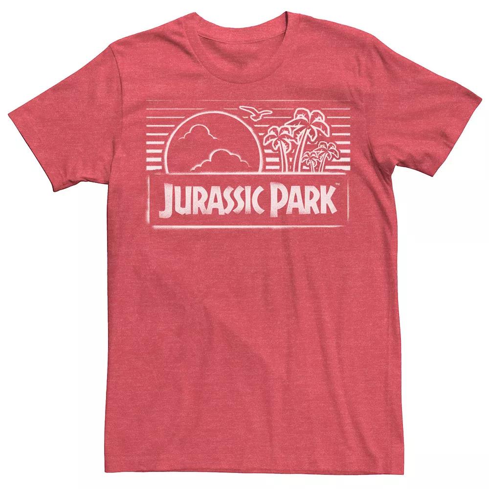 Men's Jurassic Park Spray Painted Stencil Logo Tee,  Product Image