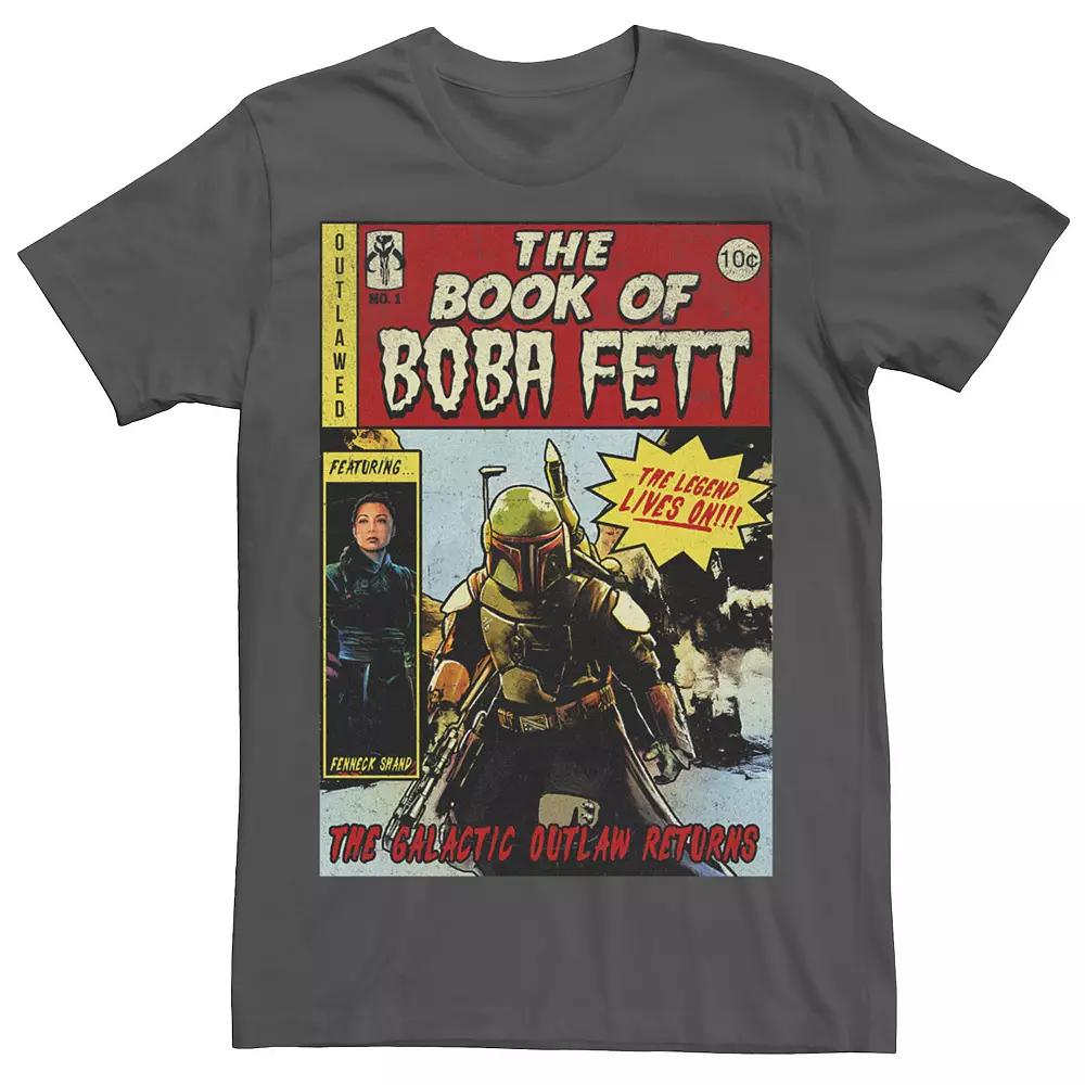 Men's Star Wars The Book Of Boba Fett Comic Book Cover Tee,  Product Image
