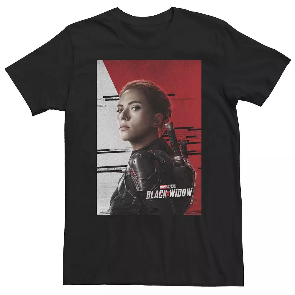 Big & Tall Marvel Black Widow Character Poster Tee, Men's, Size: 4XL Product Image