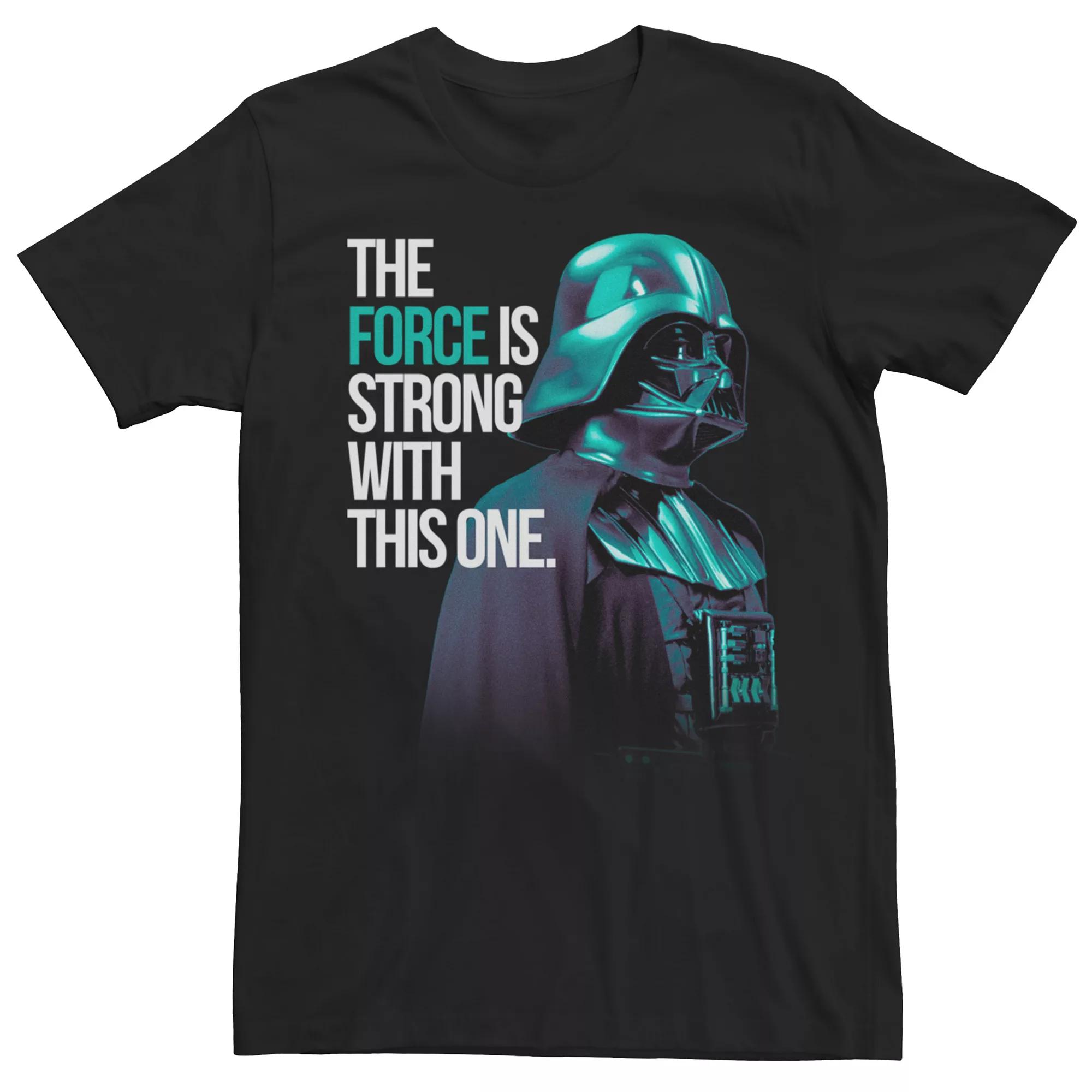 Men's Star Wars Darth Vader The Force Is Strong With This One Portrait Tee,  Product Image