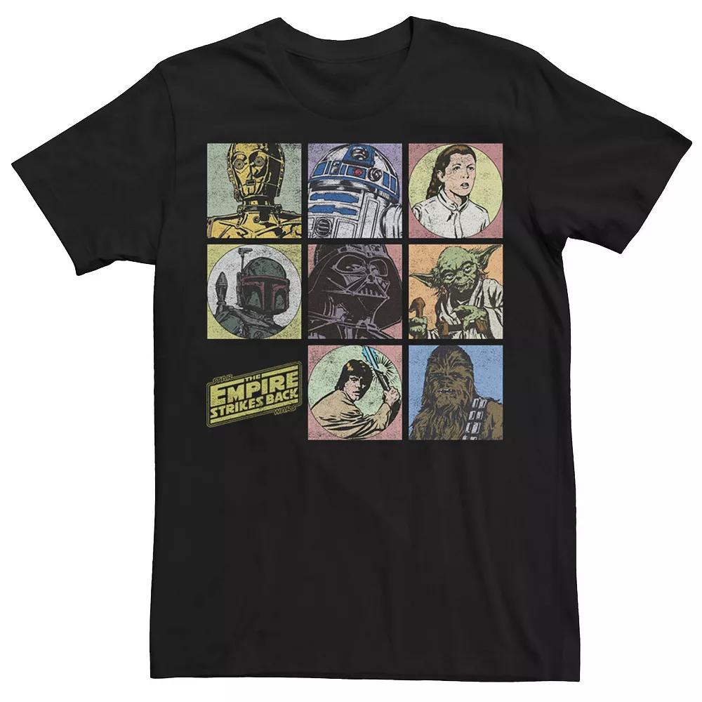 Men's Star Wars The Empire Strikes Back Vintage Panel Poster Tee,  Product Image