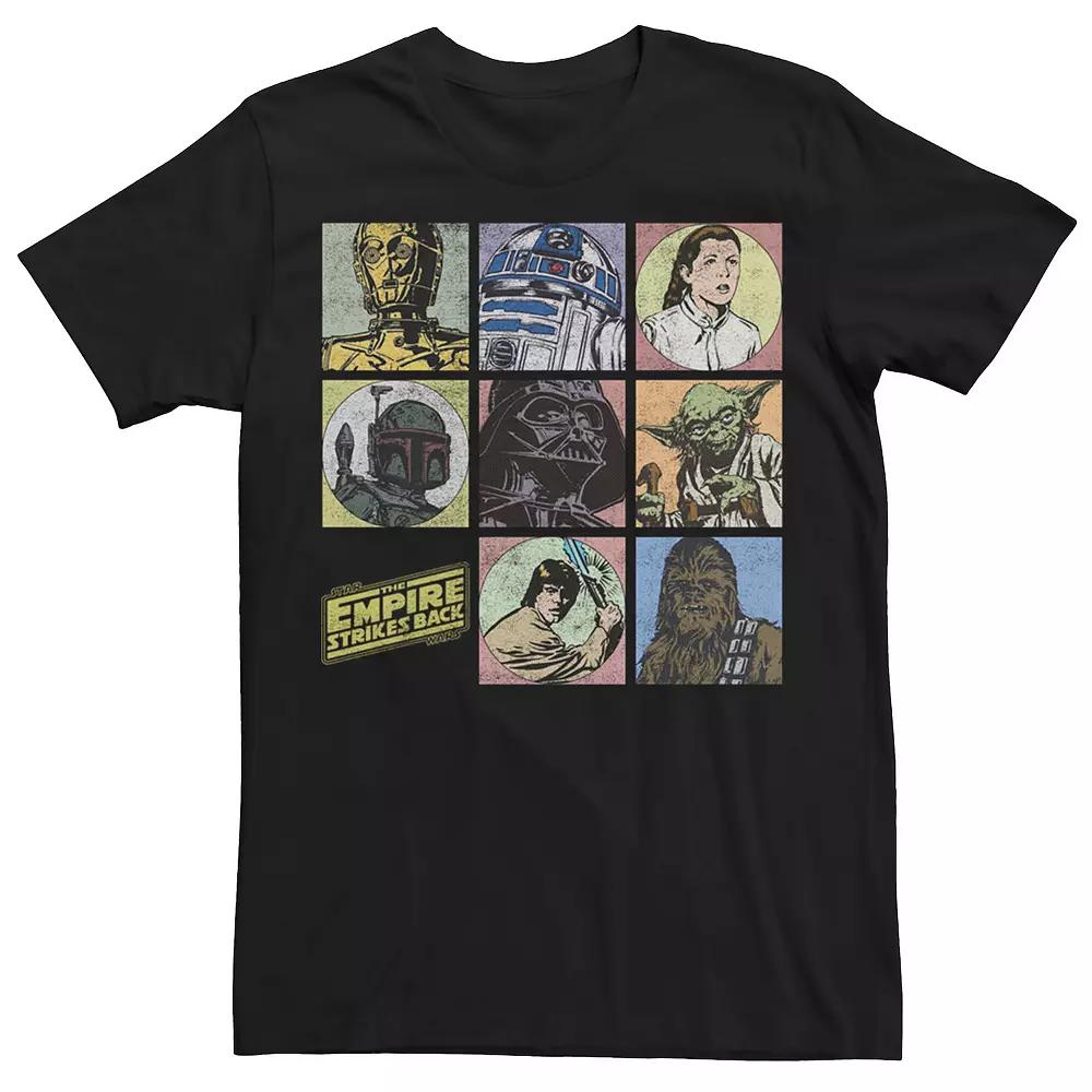 Men's Star Wars The Empire Strikes Back Vintage Panel Poster Tee,  Product Image