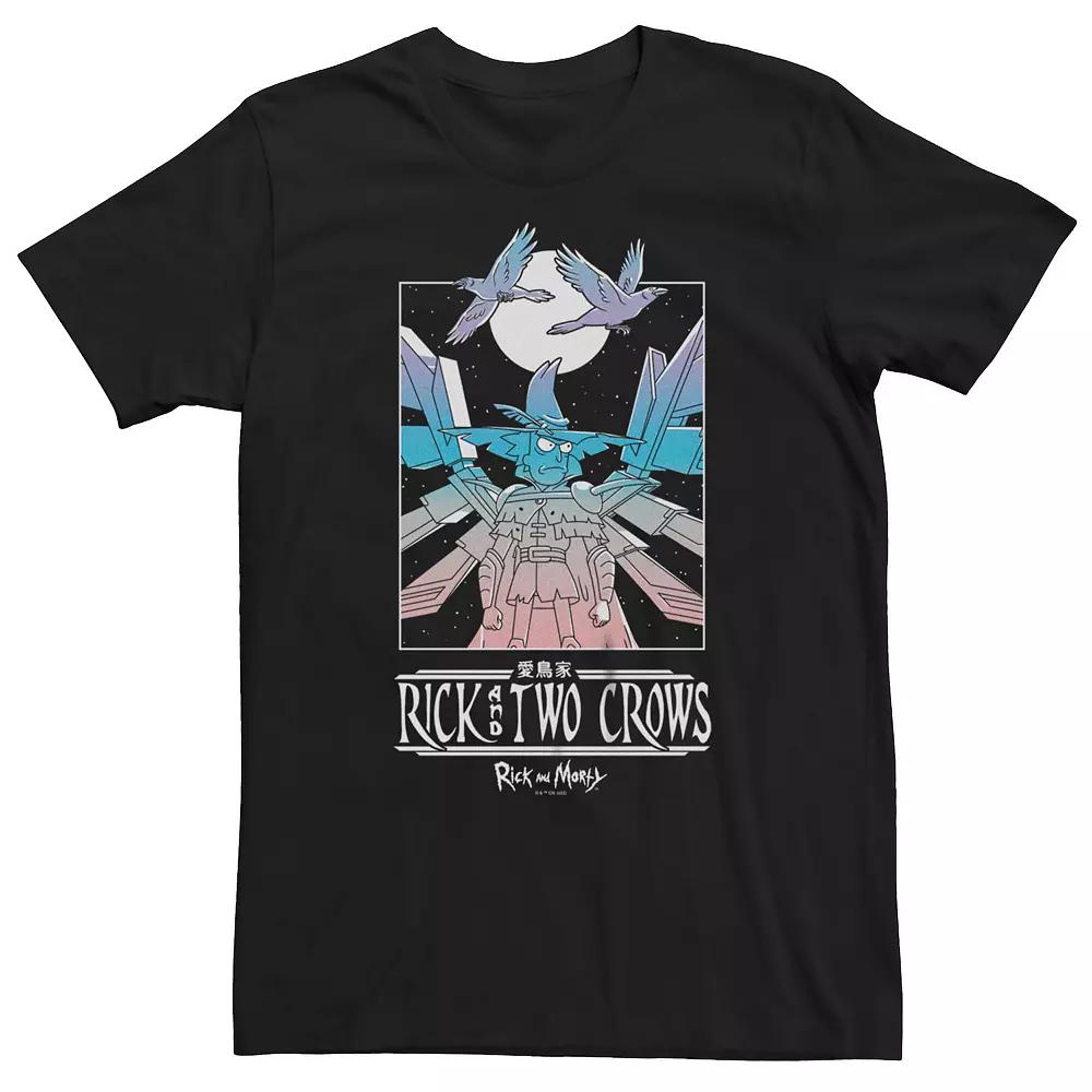 Big & Tall Rick And Morty Two Crows Tee, Men's,  Product Image