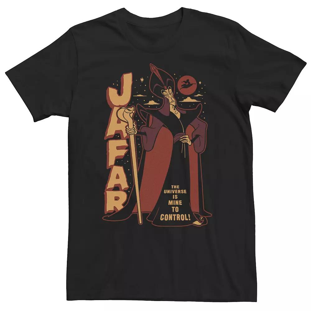 Big & Tall Disney Aladdin Jafar Distressed Portrait Logo Tee, Men's,  Product Image