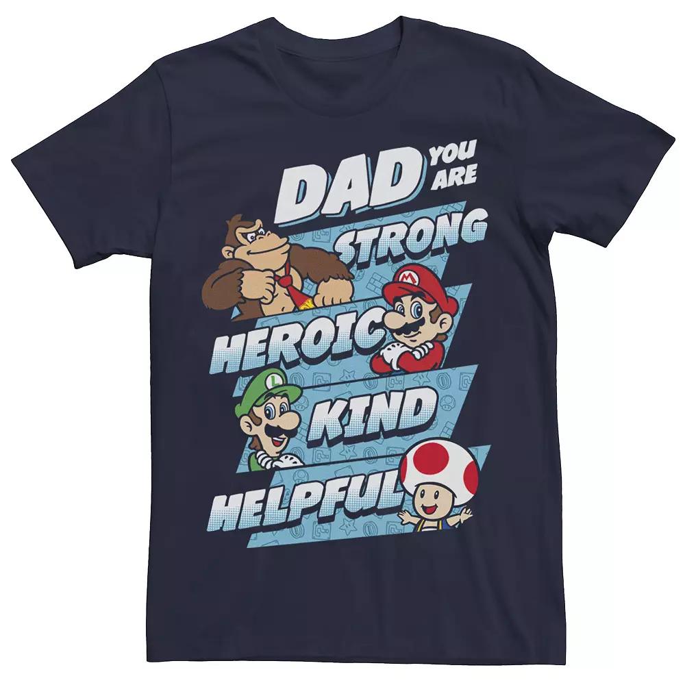 Big & Tall Nintendo Super Mario Dad You Are Tee, Men's,  Product Image