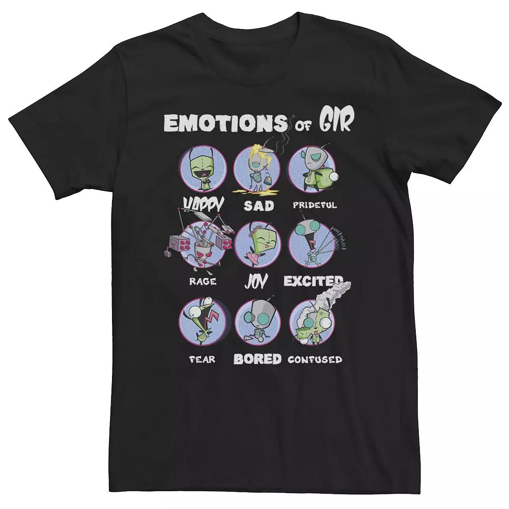 Men's Invader Zim Emotions Of Gir Tee,  Product Image