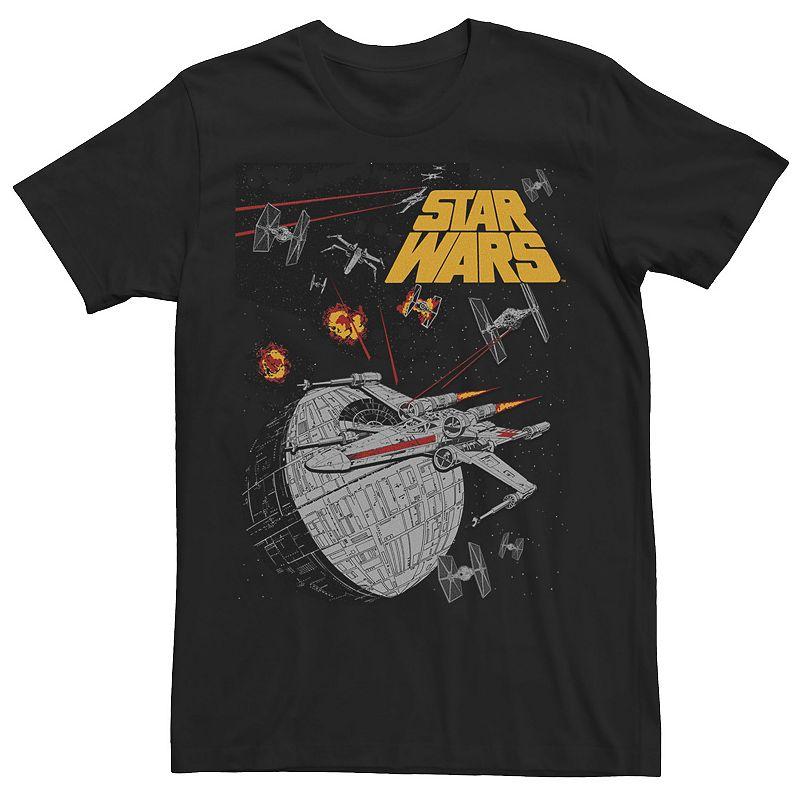 Men's Star Wars X Wing Hour Graphic Tee, Size: 3XL, Black Product Image