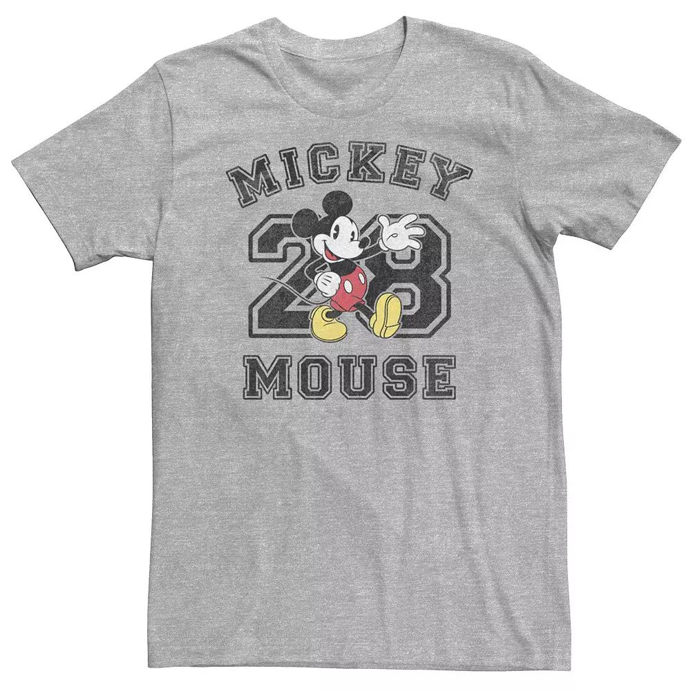 Big & Tall Disney Mickey Varsity Text #28 Portrait Tee, Men's,  Product Image