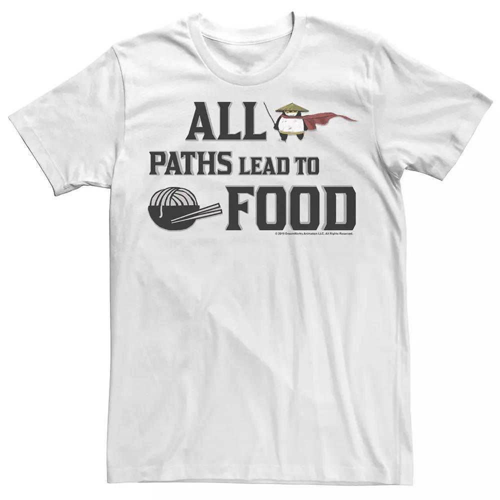 Men's Kung Fu Panda All Paths Lead To Food Tee,  Product Image