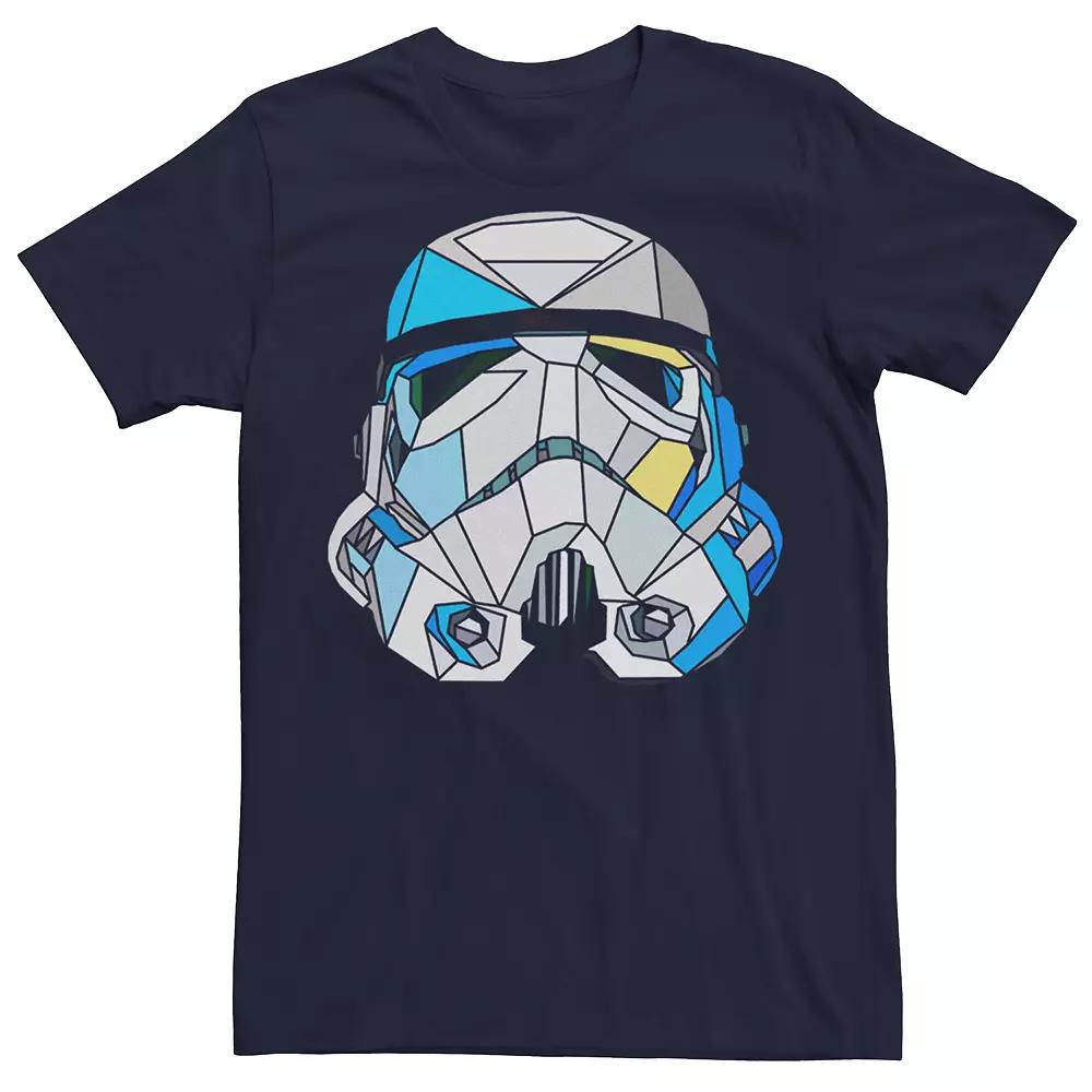 Men's Star Wars Stained Glass Style Stormtrooper Helmet Tee,  Product Image