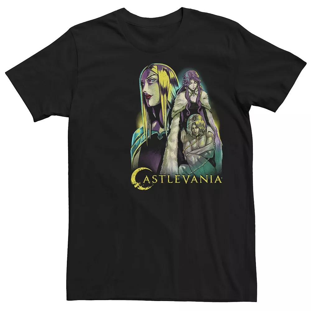 Men's Netflix Castlevania Gradient Neon Trio Tee,  Product Image