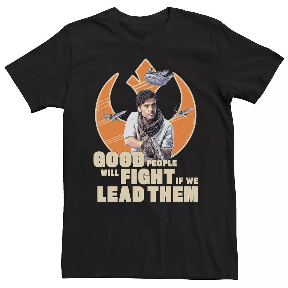 Men's Star Wars: The Rise Of Skywalker Good People Will Fight Tee, Size: XXL, Black Product Image