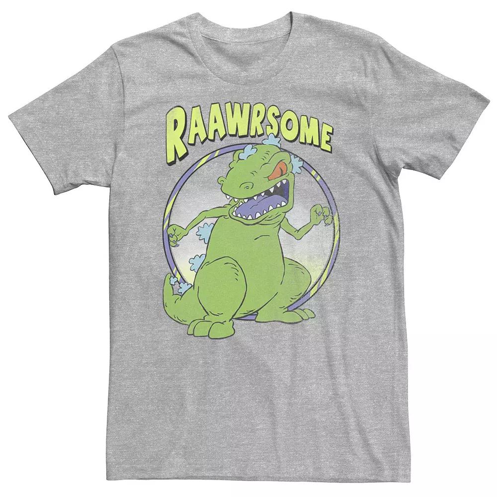 Big & Tall Nickelodeon Rugrats Reptar "Raawrsome" Circle Portrait Tee, Men's,  Product Image